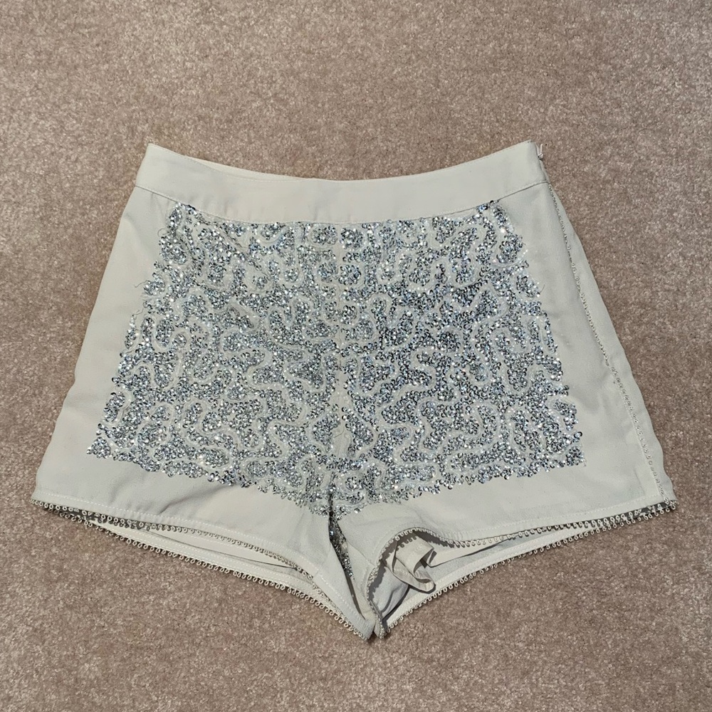 Topshop sequin shorts 0P